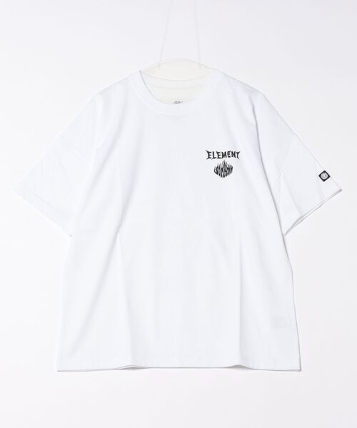 ELEMENT（エレメント）の「ELEMENT JOHANN FLIP SS（Tシャツ/カットソー・メンズ・ブラック系2/ホワイト・M/L）」の5枚目の写真