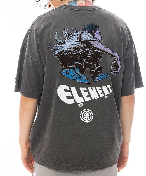 ELEMENT（エレメント）の「ELEMENT JOHANN FLIP SS（Tシャツ/カットソー・メンズ・ブラック系2/ホワイト・M/L）」の12枚目の写真