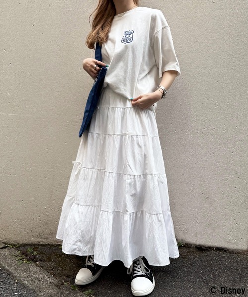 PONEYCOMB TOKYO(パニカムトーキョー)の「【Disney】ズートピア ポリス/Tシャツ(Tシャツ/カットソー・レディース・ホワイト・FREE)」の4枚目の写真