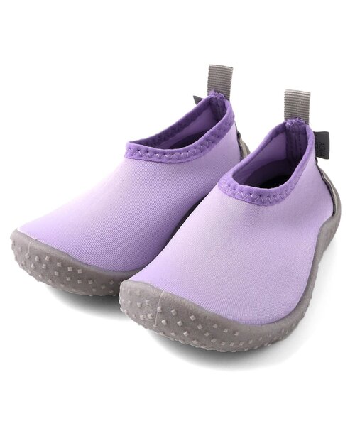 Ampersand（アンパサンド）の「アクアシューズ（スニーカー・キッズ・ラベンダー/オレンジ/レインボー/ブラック/サックスブルー/オフホワイト・15 /16/17/18/19/20/21/22）」の4枚目の写真