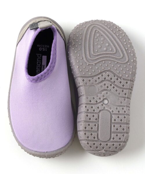 Ampersand（アンパサンド）の「アクアシューズ（スニーカー・キッズ・ラベンダー/オレンジ/レインボー/ブラック/サックスブルー/オフホワイト・15 /16/17/18/19/20/21/22）」の14枚目の写真