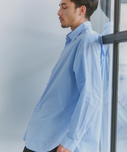 NewAnce(ニュアンス)の「【NewAnce】New Standard Shirts -Over Fit -(シャツ/ブラウス・メンズ・ホワイト/ネイビー/サックスブルー・L/M)」の19枚目の写真