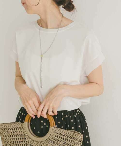 ITEMS URBANRESEARCH(アイテムズ アーバンリサーチ)の「バックタックフレンチプルオーバー(Tシャツ/カットソー・レディース・ライトブルー/ブラック/ブラウン/ホワイト・FREE)」の5枚目の写真