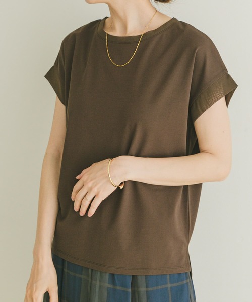 ITEMS URBANRESEARCH(アイテムズ アーバンリサーチ)の「バックタックフレンチプルオーバー(Tシャツ/カットソー・レディース・ライトブルー/ブラック/ブラウン/ホワイト・FREE)」の11枚目の写真