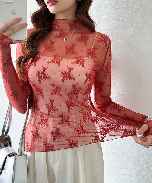 DECEMBERMAY♥️長袖トップス Chiffon 2 Pieces V-Neck Knee-Length Mother of the Bride