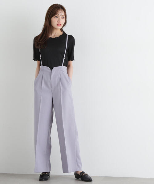 PROPORTION BODY DRESSING（プロポーションボディドレッシング）の「ラメリブカットソー / 1215160601（Tシャツ/カットソー・レディース・ブラック/ライトグリーン/シルバー/ピンク・MEDIUM/SMALL）」の5枚目の写真