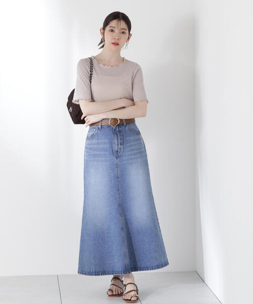 PROPORTION BODY DRESSING（プロポーションボディドレッシング）の「ラメリブカットソー / 1215160601（Tシャツ/カットソー・レディース・ブラック/ライトグリーン/シルバー/ピンク・MEDIUM/SMALL）」の11枚目の写真