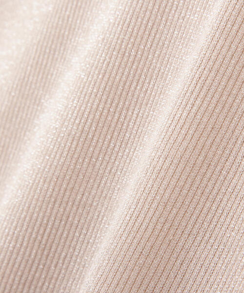 PROPORTION BODY DRESSING（プロポーションボディドレッシング）の「ラメリブカットソー / 1215160601（Tシャツ/カットソー・レディース・ブラック/ライトグリーン/シルバー/ピンク・MEDIUM/SMALL）」の13枚目の写真