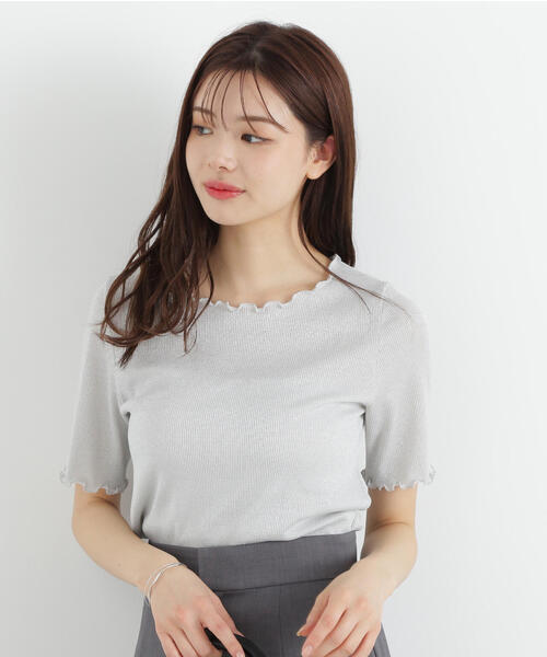 セール】ラメリブカットソー / 1215160601（Tシャツ/カットソー