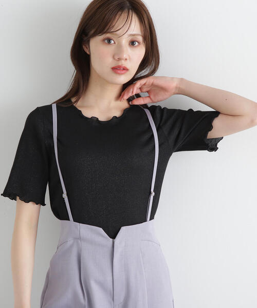 セール】ラメリブカットソー / 1215160601（Tシャツ/カットソー