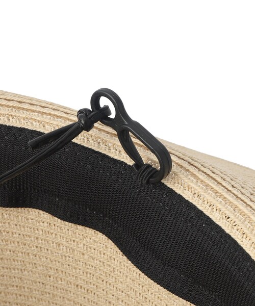 SHOO・LA・RUE(シューラルー)の「【UV】リボン付きブレードキャペリンハット【サイズ調整/あご紐付き】(ハット・レディース・ブラック/ライトベージュ/グレー/キャメル・00)」の11枚目の写真