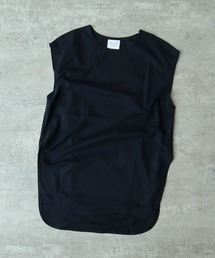 yuni | 80/- スムース水起毛 フレンチスリーブプルオーバー(Tシャツ/カットソー)