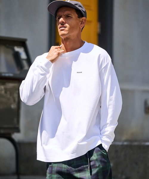 THEOREM（セオレム）の「mlt5251- Embroidered LS Tee ロンTシャツ（Tシャツ/カットソー・メンズ・ダークネイビー/ホワイト/ブラック・M/L/XL）」の22枚目の写真