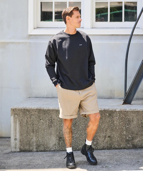 THEOREM（セオレム）の「mlt5251- Embroidered LS Tee ロンTシャツ（Tシャツ/カットソー・メンズ・ダークネイビー/ホワイト/ブラック・M/L/XL）」の17枚目の写真