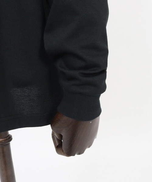 THEOREM（セオレム）の「mlt5251- Embroidered LS Tee ロンTシャツ（Tシャツ/カットソー・メンズ・ダークネイビー/ホワイト/ブラック・M/L/XL）」の5枚目の写真