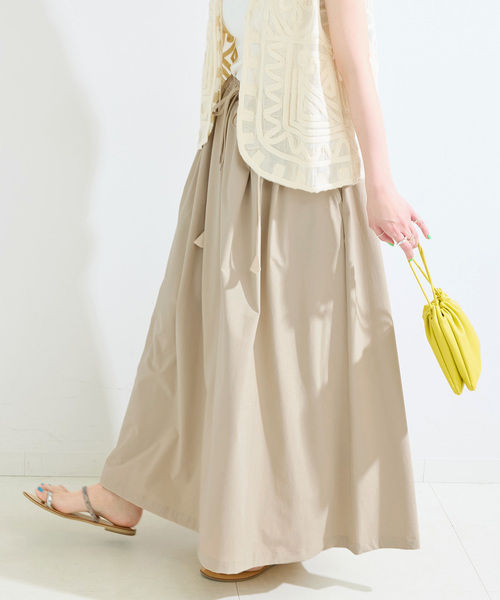 楽天市場】【SALE／50%OFF】カラーサッシュフレアースカート