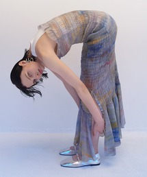 "SEIUN" Shirring Dress / "SEIUN"シャーリングドレス