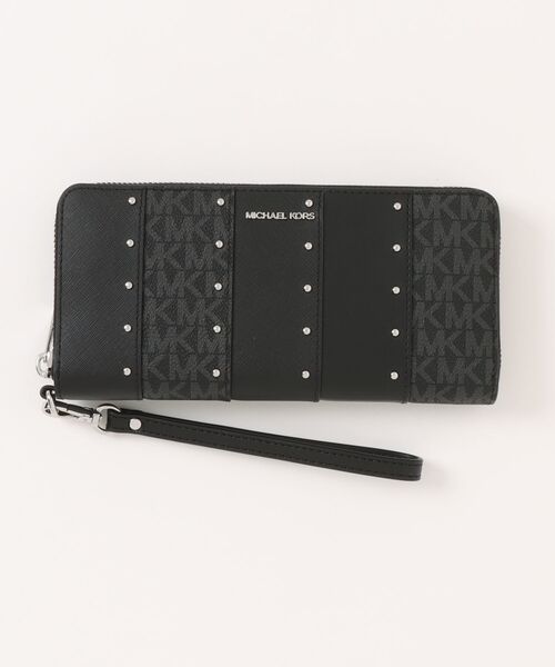 【Michael Kors】JET SET スタッズ コンチネンタル ウォレット 公式アウトレット】【日本限定】JET SET スタッズ パッチワーク
