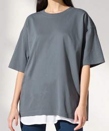 接触冷感オーバーサイズTシャツ