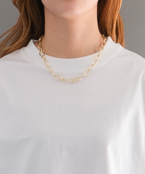 aquagarage(アクアガレージ)の「接触冷感オーバーサイズTシャツ(Tシャツ/カットソー・レディース・ブラック/オフホワイト/チャコール・FREE)」の6枚目の写真