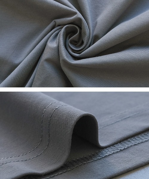 aquagarage(アクアガレージ)の「接触冷感オーバーサイズTシャツ(Tシャツ/カットソー・レディース・ブラック/オフホワイト/チャコール・FREE)」の13枚目の写真