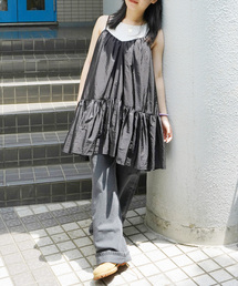 JOINT WORKS | ANNA SUI NYC/ギャザーフレアキャミワンピース(ワンピース)