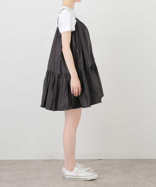 JOINT WORKS(ジョイントワークス)の「ANNA SUI NYC/ギャザーフレアキャミワンピース(ワンピース・レディース・ブラック・FREE)」の8枚目の写真