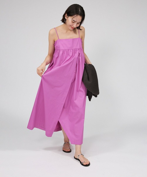 [新品未使用] BABYLONE バビロン　キャミワンピース セール】コットンブロードキャミワンピース（ワンピース