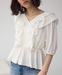 AZUL by moussy | ラッフルショルダーブラウス(シャツ/ブラウス)