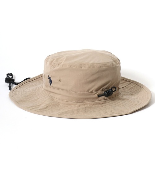 U.S. POLO ASSN.(ユーエスポロアッスン)の「U.S. POLO ASSN./ユーエスポロアッスン UVカット サンシェード付 ロゴ ワンポイント刺繍 アドベンチャーハット/サファリハット/バケットハット/レディース メンズ(ハット・メンズ・ネイビー/ベージュ/ブラック・FREE)」の13枚目の写真
