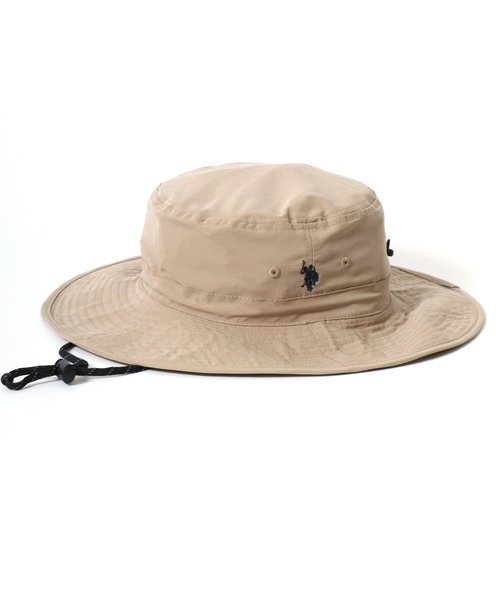 U.S. POLO ASSN.(ユーエスポロアッスン)の「U.S. POLO ASSN./ユーエスポロアッスン UVカット サンシェード付 ロゴ ワンポイント刺繍 アドベンチャーハット/サファリハット/バケットハット/レディース メンズ(ハット・メンズ・ネイビー/ベージュ/ブラック・FREE)」の14枚目の写真