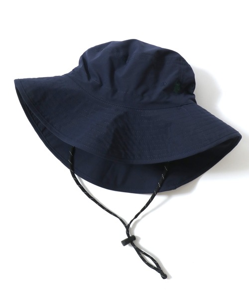 U.S. POLO ASSN.(ユーエスポロアッスン)の「U.S. POLO ASSN./ユーエスポロアッスン UVカット サンシェード付 ロゴ ワンポイント刺繍 アドベンチャーハット/サファリハット/バケットハット/レディース メンズ(ハット・メンズ・ネイビー/ベージュ/ブラック・FREE)」の6枚目の写真