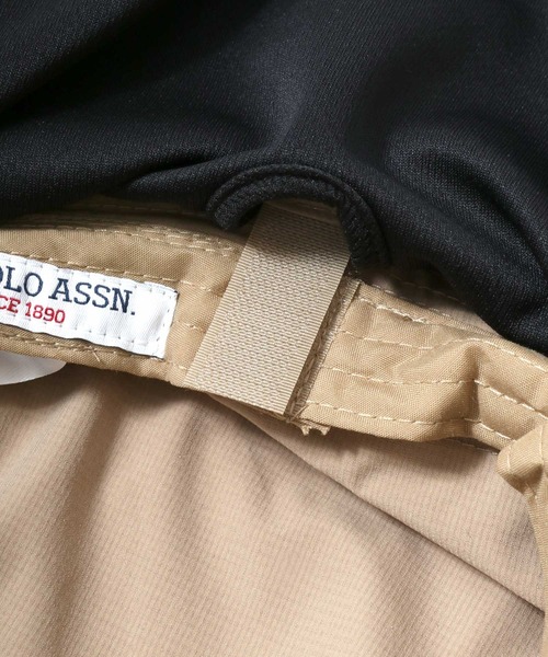 U.S. POLO ASSN.(ユーエスポロアッスン)の「U.S. POLO ASSN./ユーエスポロアッスン UVカット サンシェード付 ロゴ ワンポイント刺繍 アドベンチャーハット/サファリハット/バケットハット/レディース メンズ(ハット・メンズ・ネイビー/ベージュ/ブラック・FREE)」の21枚目の写真