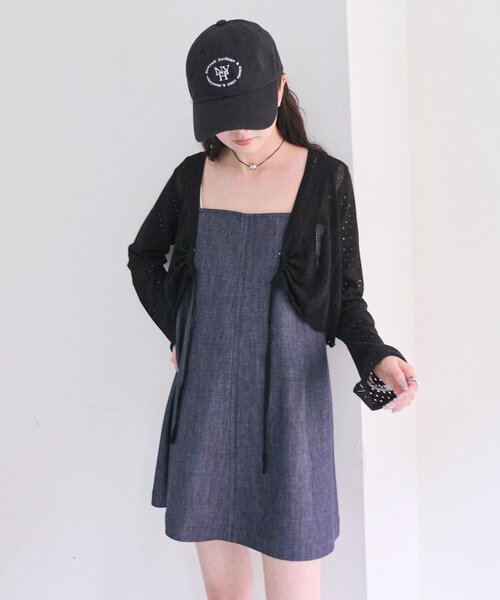 デニムミニジャンスカ（ワンピース）｜mystic（ミスティック）の