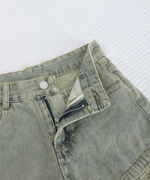 Miniministore（ミニミニストア）の「ウォッシュデニムショートパンツレディース（デニムパンツ・レディース・ブルーグレー・M/XL/S/L）」の20枚目の写真