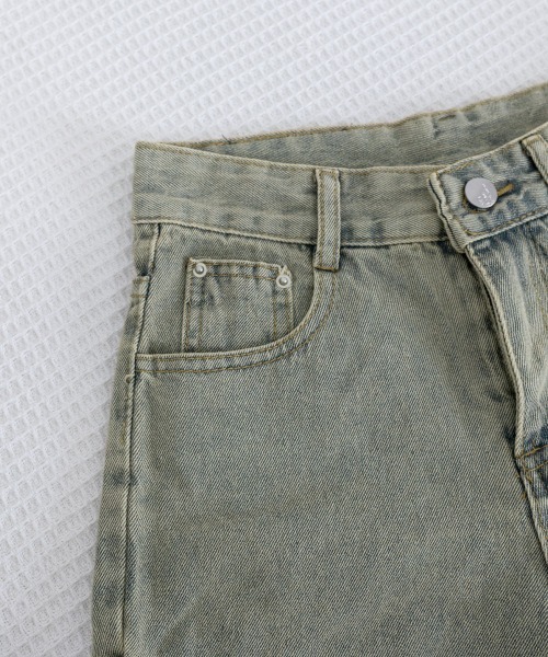 Miniministore（ミニミニストア）の「ウォッシュデニムショートパンツレディース（デニムパンツ・レディース・ブルーグレー・M/XL/S/L）」の22枚目の写真