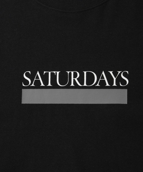 Saturdays NYC（サタデーズ ニューヨークシティ ）の「Underline SS T-Shirt（Tシャツ/カットソー・メンズ・イエロー/ホワイト/ブラック・L/M/S/XL）」の8枚目の写真