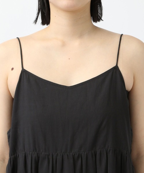natural　by　clip　コットンレーヨンティアードキャミワンピース studio CLIP｜《natural by clip》コットンレーヨンティアード