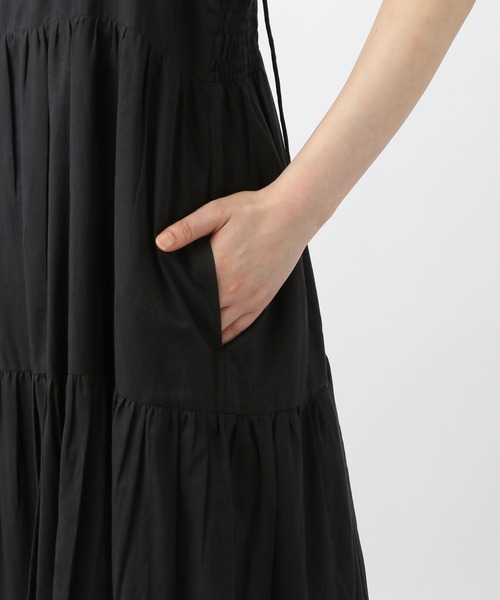 tシャツ 「natural by clip」コットンレーヨンティアードキャミワンピース レディース studio CLIP tシャツ 「natural by clip」コットンレーヨン