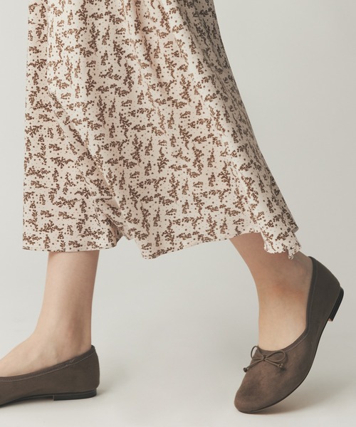 ME COUTURE（ミークチュール）の「フルールシャーリングドレス（ワンピース・レディース・ピンクベージュ/オフホワイト・0/1）」の21枚目の写真