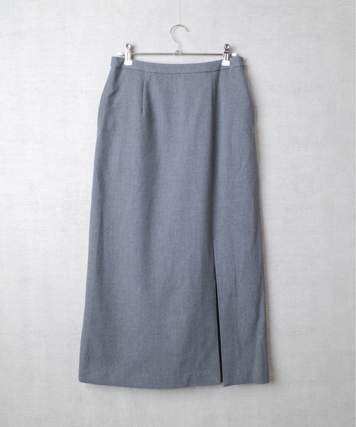 RIM.ARK(リムアーク)の「【PH1】【RIM.ARK】SLIT SKIRT 460BAL31-0230(スカート・レディース・ブラック/グレー/カーキ・38/36)」の1枚目の写真