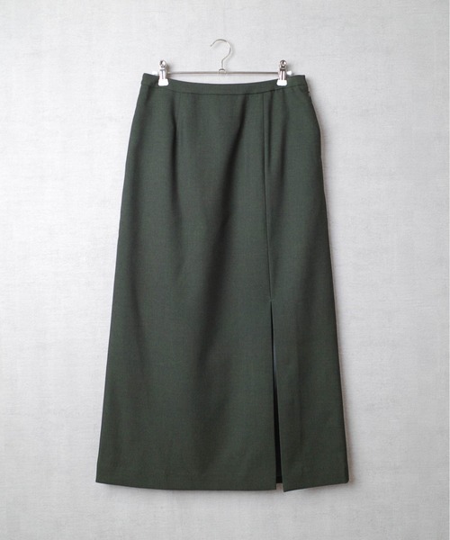 RIM.ARK チノクロス Aラインスカート セール】【PH1】【RIM.ARK】SLIT SKIRT 460BAL31-0230（スカート