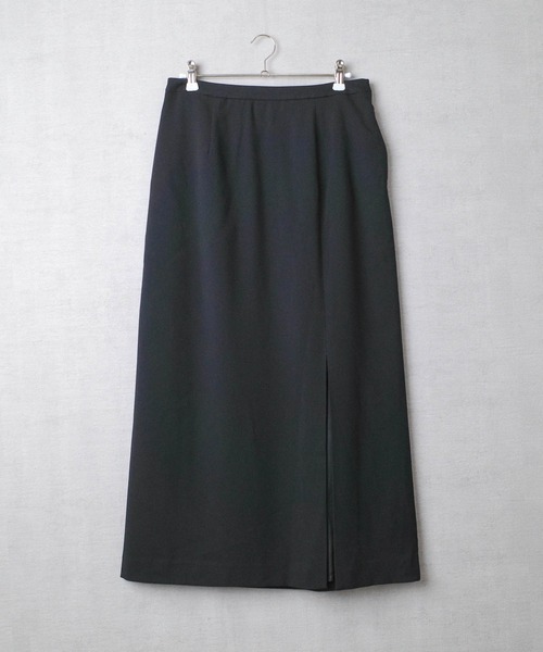RIM.ARK(リムアーク)の「【PH1】【RIM.ARK】SLIT SKIRT 460BAL31-0230(スカート・レディース・ブラック/グレー/カーキ・38/36)」の2枚目の写真