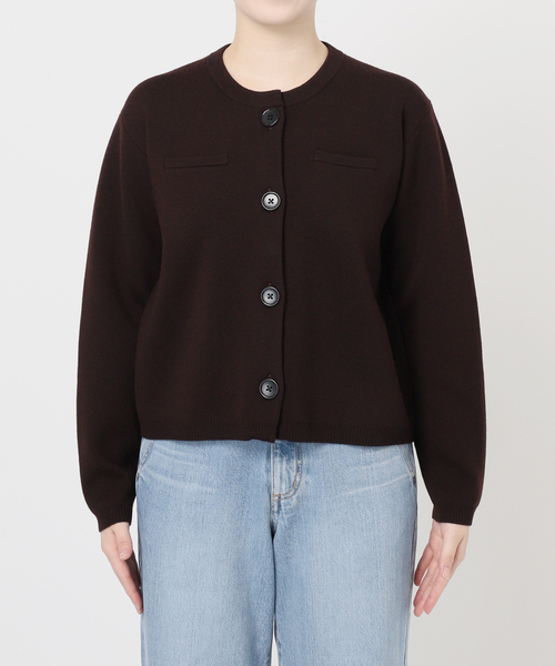 スーパーファインスムースクルーカーディガン（カーディガン/ボレロ