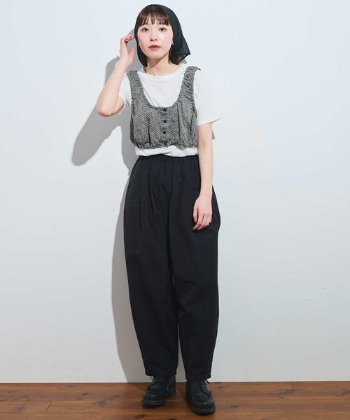 fig London(フィグロンドン)の「●classic LINEN bustier(シャツ/ブラウス・レディース・ダークブラウン/ブラック/グレー・FREE)」の18枚目の写真
