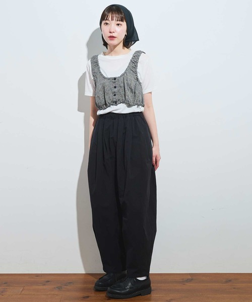 fig London(フィグロンドン)の「●classic LINEN bustier(シャツ/ブラウス・レディース・ダークブラウン/ブラック/グレー・FREE)」の19枚目の写真