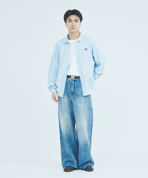 FRED PERRY【別注 フル ボタン ピケ ポロシャツ】 JOURNAL STANDARD｜FRED PERRY / フレッドペリー 別注 フル ボタン