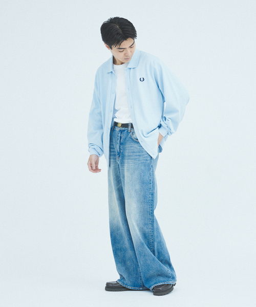 FRED PERRY / フレッドペリー 別注 フル ボタン ピケ ポロシャツ JOURNAL STANDARD｜FRED PERRY / フレッドペリー 別注 フル ボタン