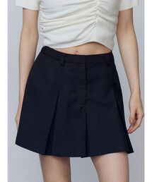 プリーツミニスカート