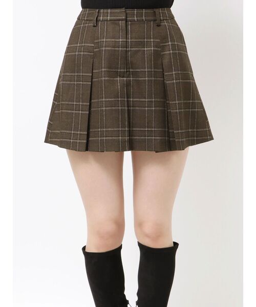 EMODA(エモダ)の「プリーツミニスカート(スカート・レディース・グレー/ブラック/ブラウン・MEDIUM/SMALL)」の11枚目の写真